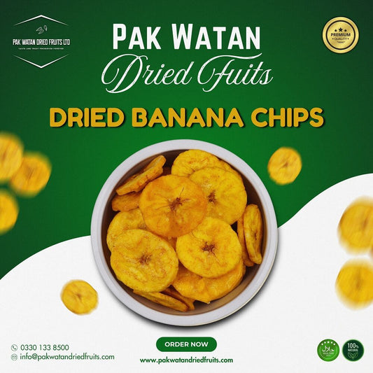 Chips de plátano deshidratado