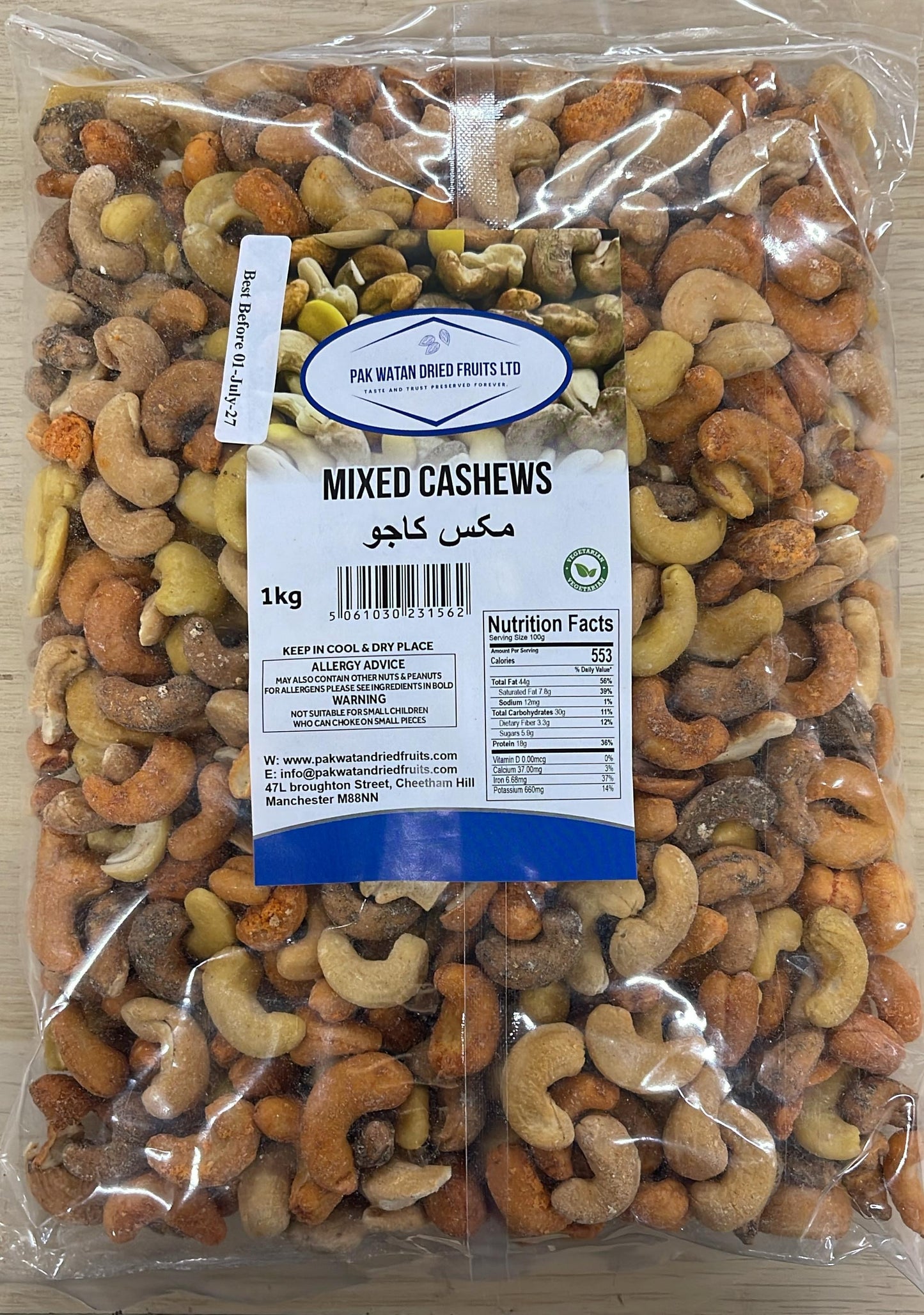 Mixed Cashews (8 Flavours)