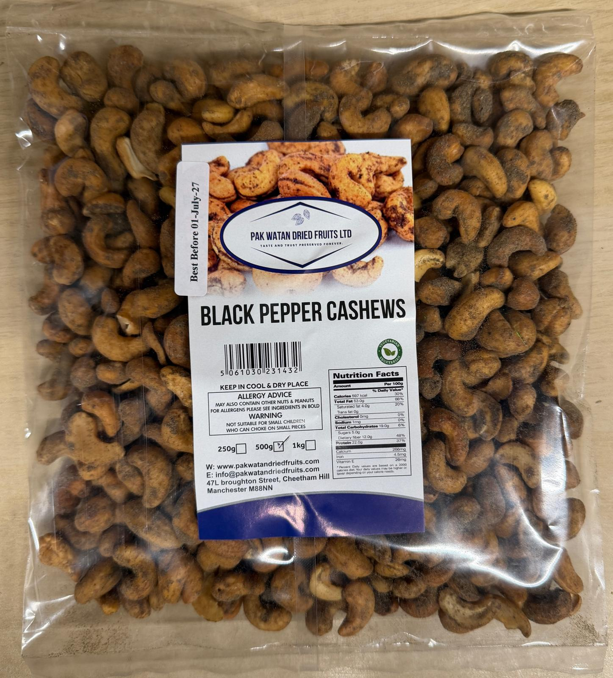 Black Pepper Cashews