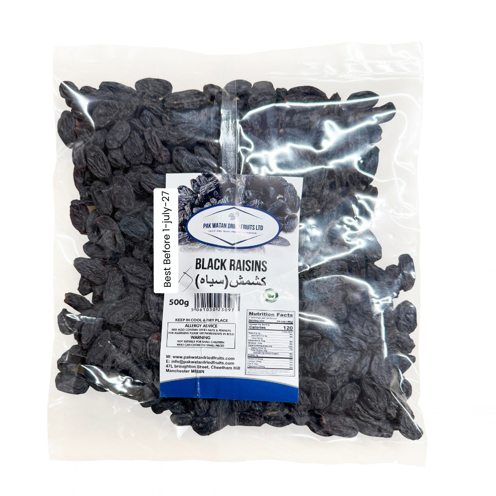 Black Raisins Dried Fruit for Baking, Cooking, Cakes, Cookies & Desserts