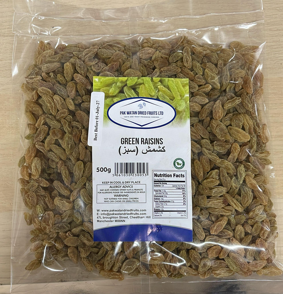 Green Kishmish Raisins