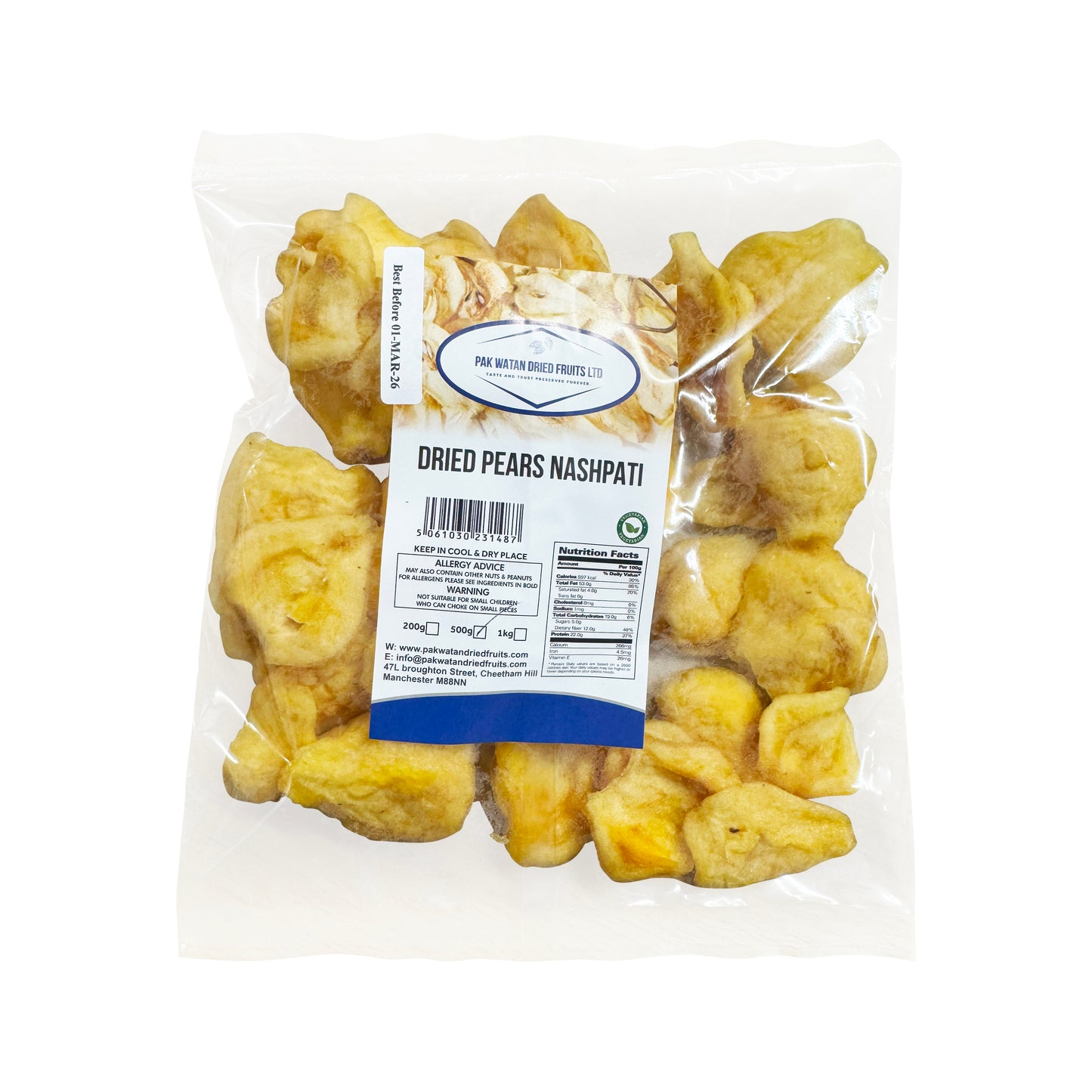 Dried Pear - Nashpati Dried