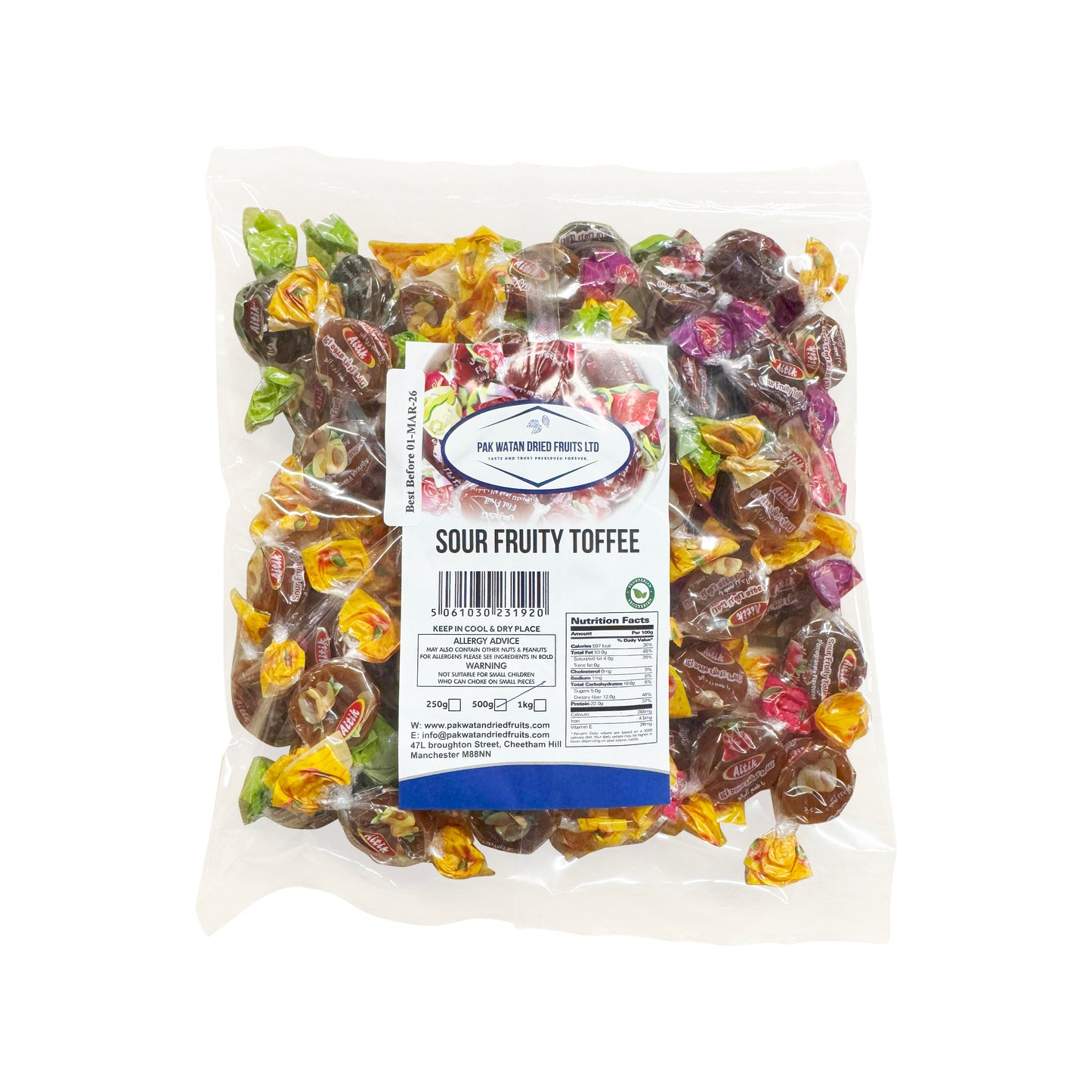 Sour Fruity Tofee