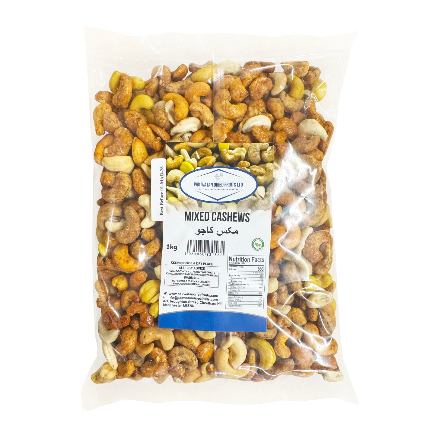 Mixed Cashews (8 Flavours)