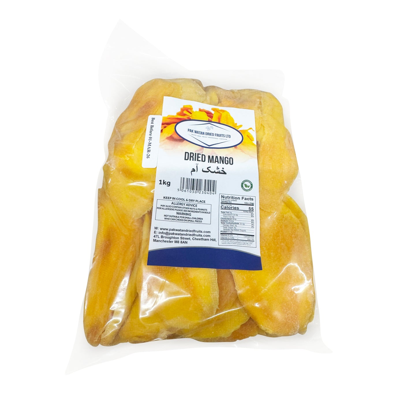 Dried Mango extra low sugar