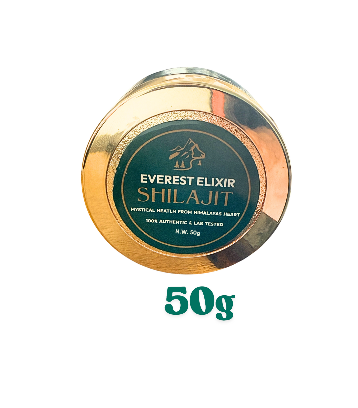 Shilajit With Spoon- Everest Elixir Shilajit- Lab-Tested - 100% Pure Himalayan Kashmir Resin Ultimate Vitality Boosts Energy