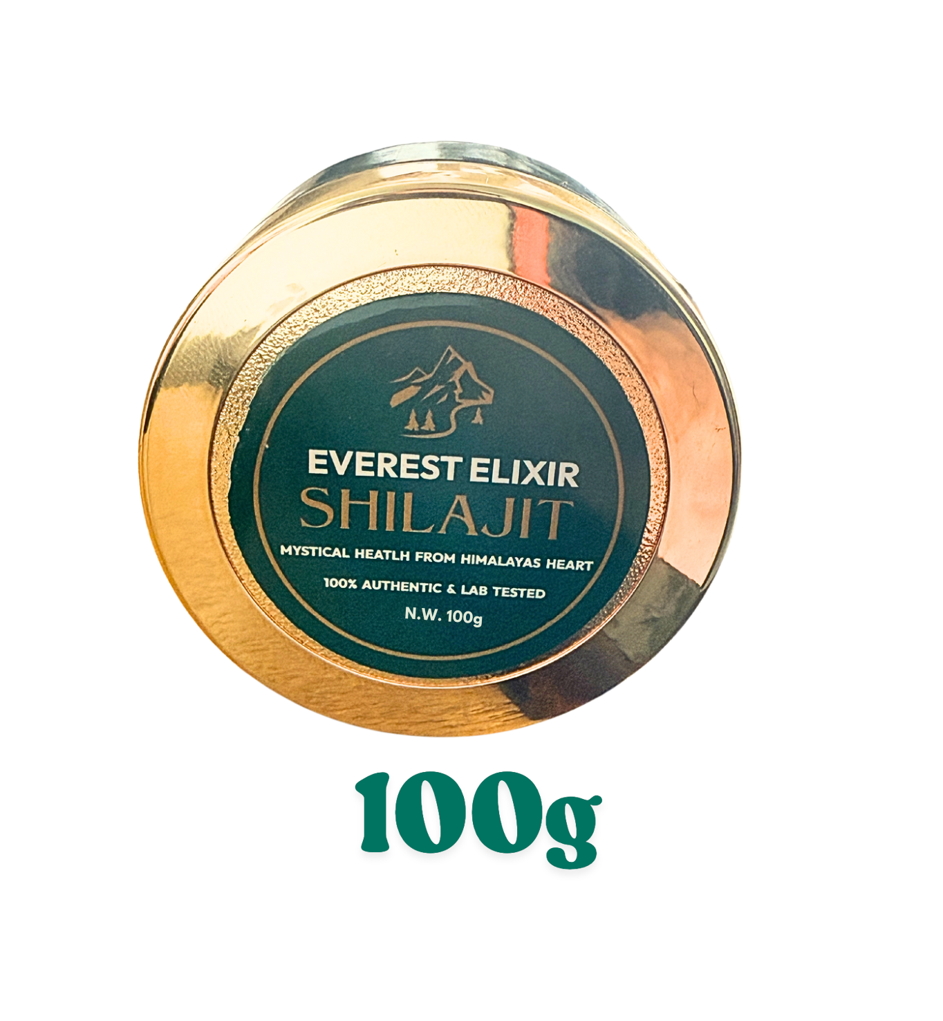 Shilajit With Spoon- Everest Elixir Shilajit- Lab-Tested - 100% Pure Himalayan Kashmir Resin Ultimate Vitality Boosts Energy