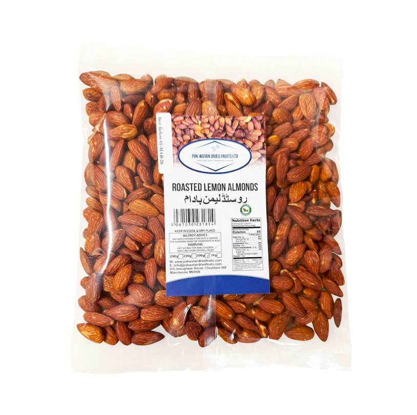 Roasted Lemon Almonds