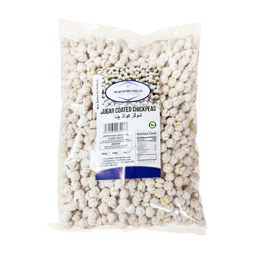 Sugar Coated Chickpeas - Crispy Snack for a Sweet Treat