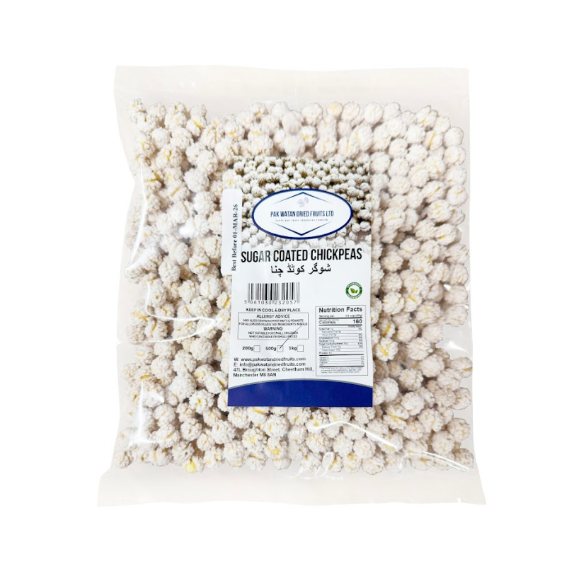 Sugar Coated Chickpeas - Crispy Snack for a Sweet Treat