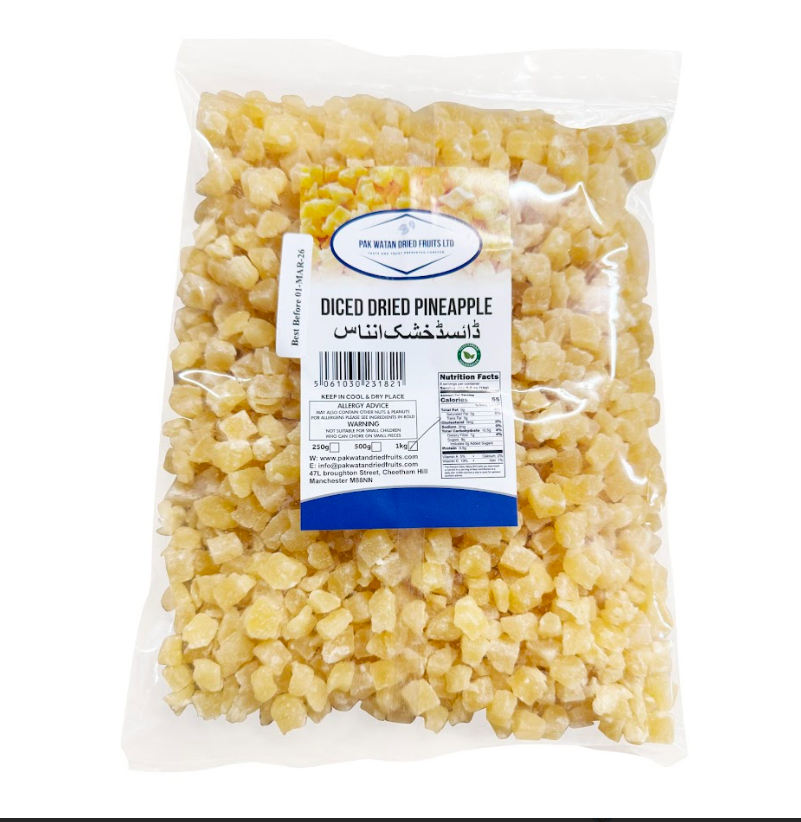 Diced Dried Pineapple
