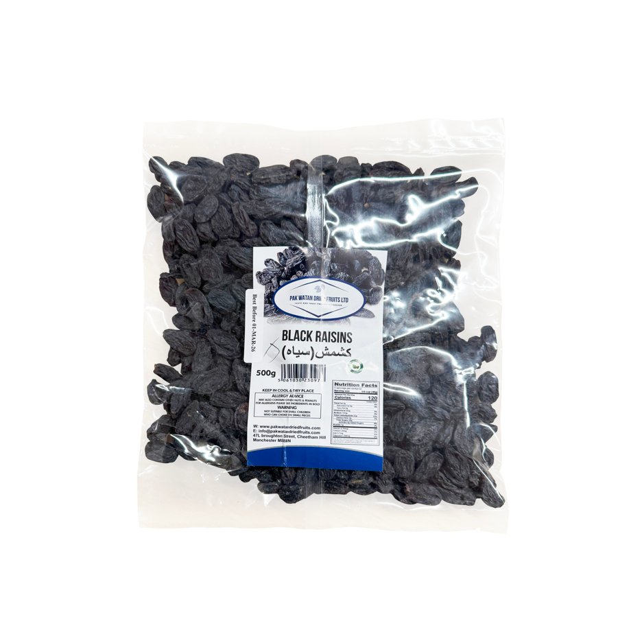 jumbo size black raisins without seeds
