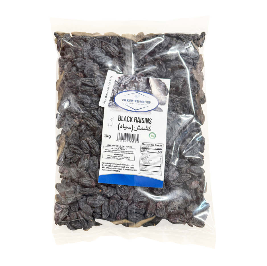 jumbo size black raisins without seeds