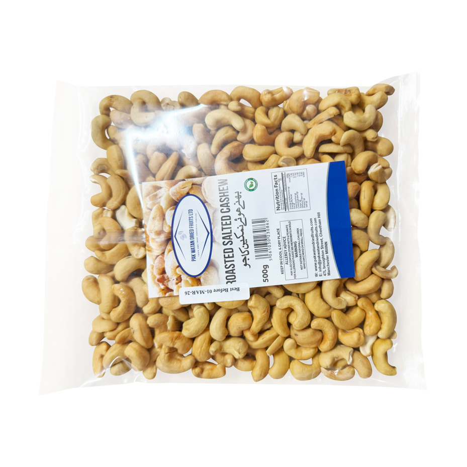 Roasted and salted cashews