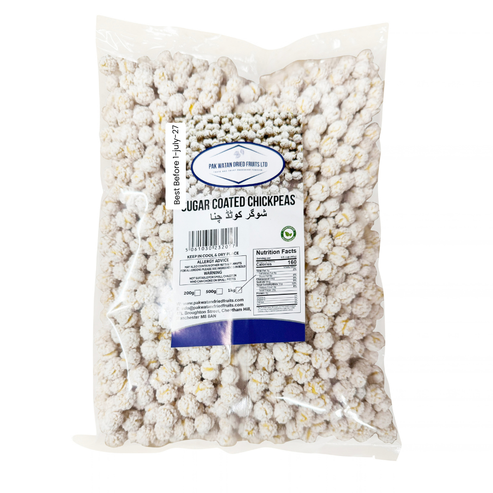 Sugar Coated Chickpeas - Crispy Snack for a Sweet Treat