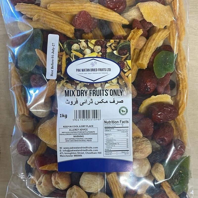 Mixed Dried Fruits Only