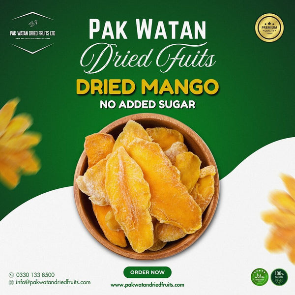 Dried Mango (No Added Sugar) - Organic dried mango unsweetened- Dried mango snacks