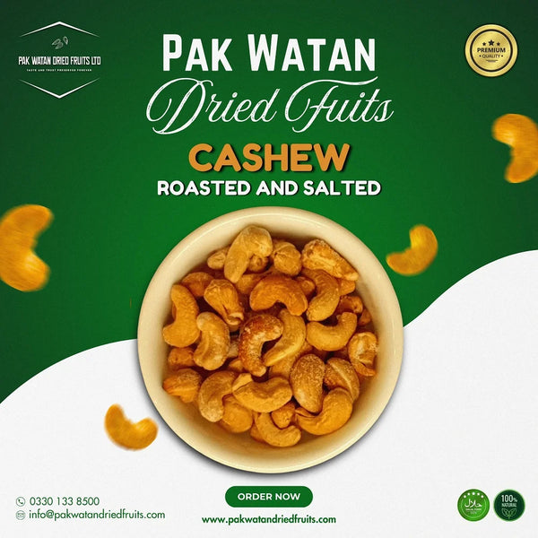 Roasted and salted cashews