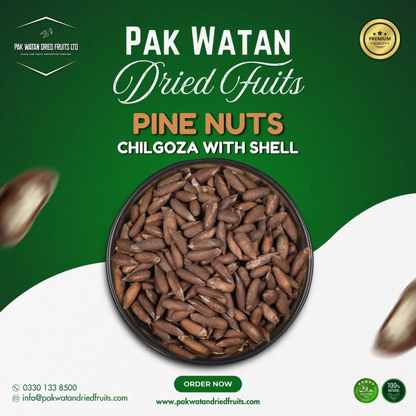 Pine Nuts Chillghoza- Chilgoza with shell