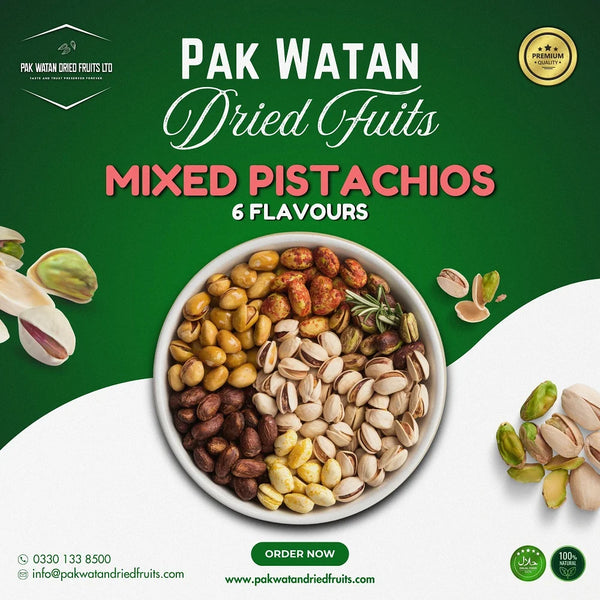 Mixed Pistachios (6 Flavours)