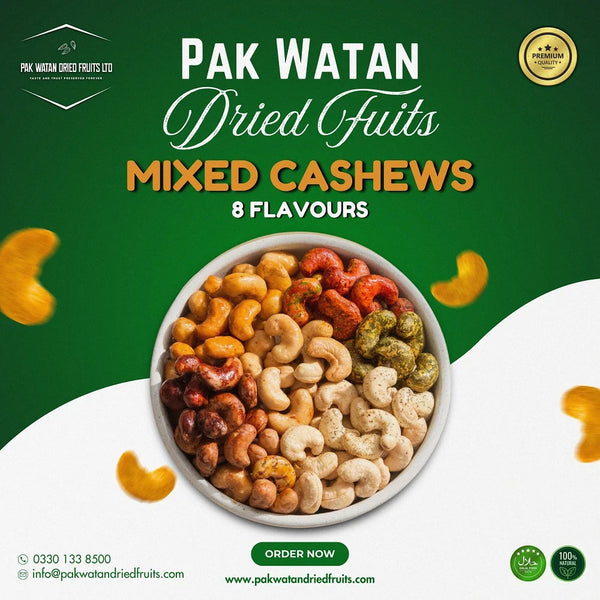 Mixed Cashews (8 Flavours)