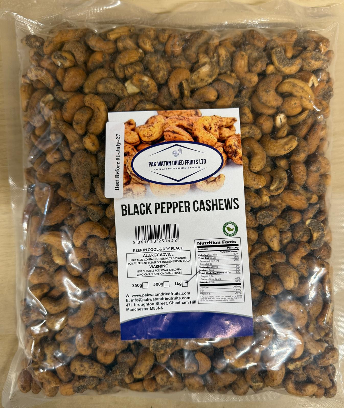 Black Pepper Cashews