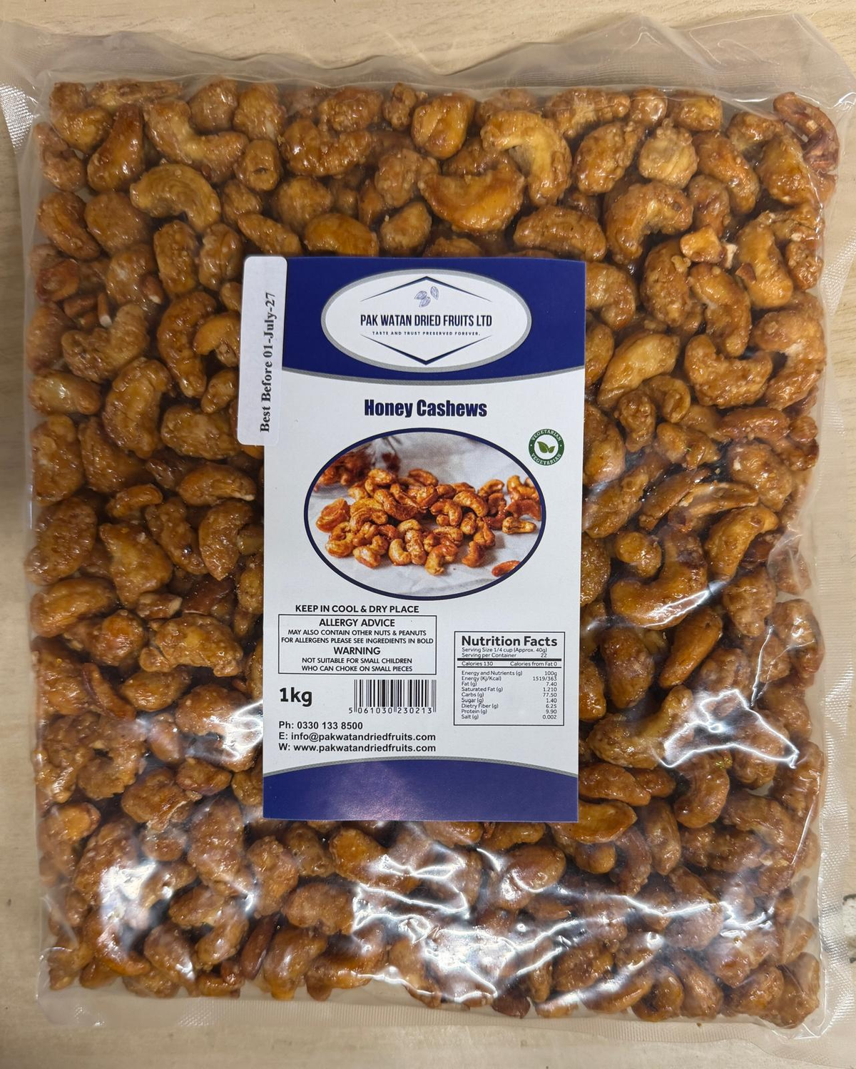 Cashew (Honey Roasted) - Kaju Honey Roasted