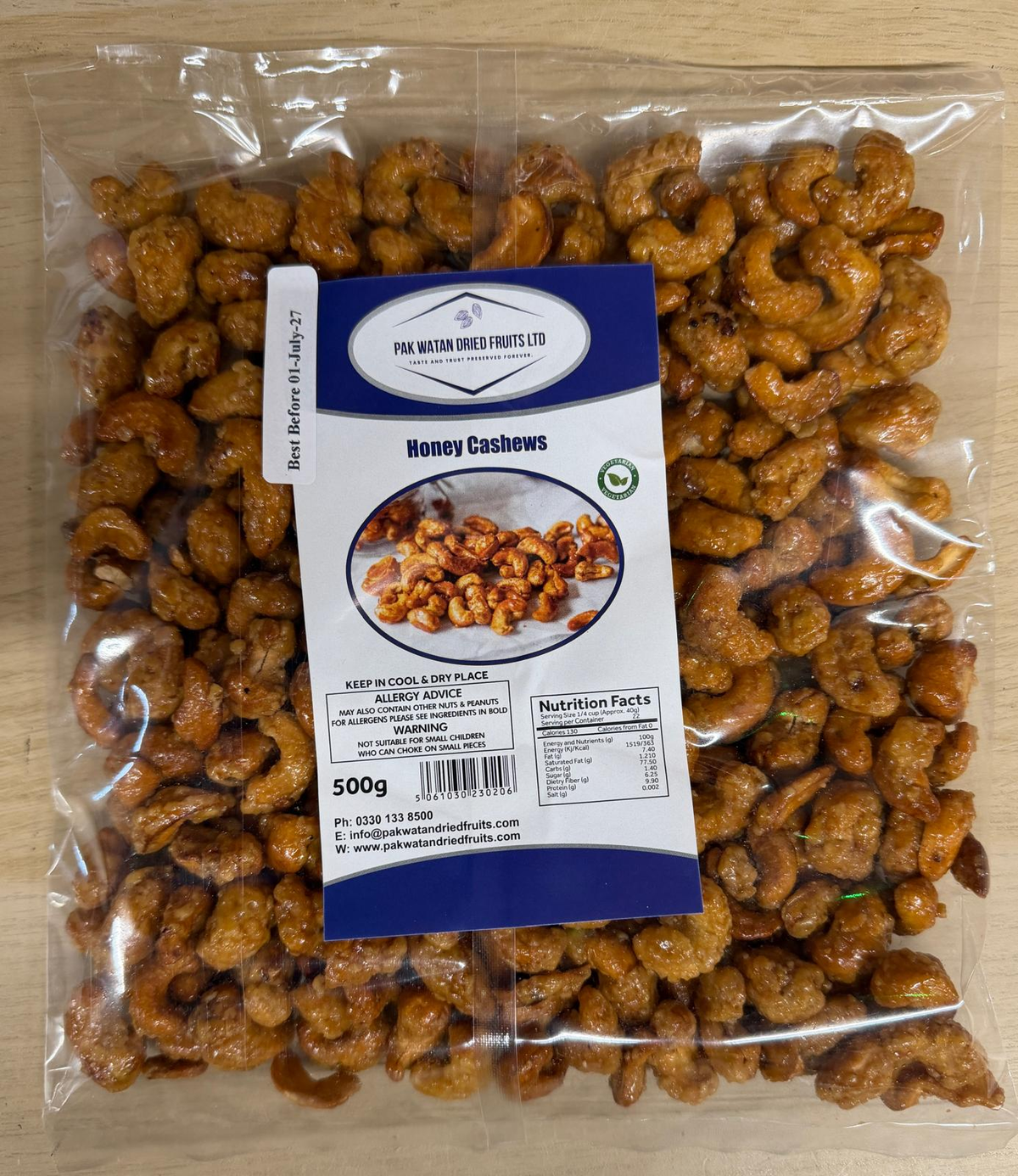 Cashew (Honey Roasted) - Kaju Honey Roasted