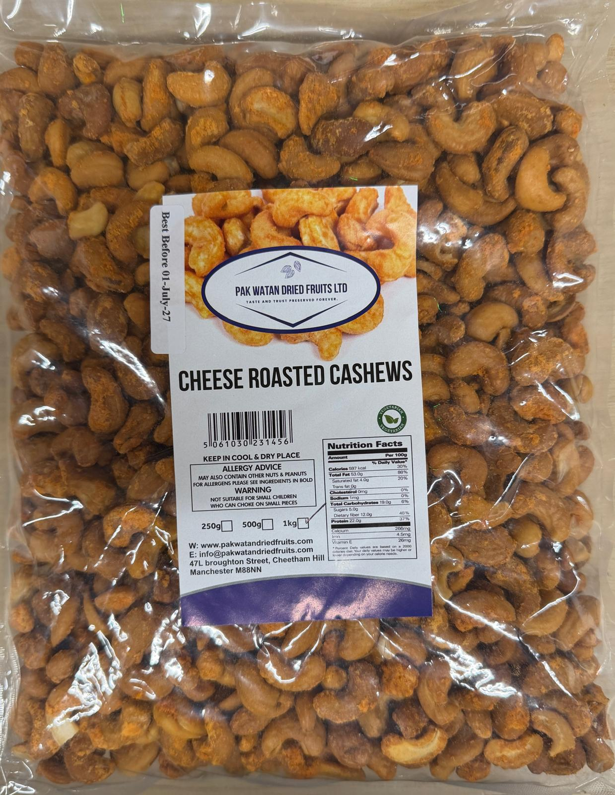 Cheese Roasted Cashews