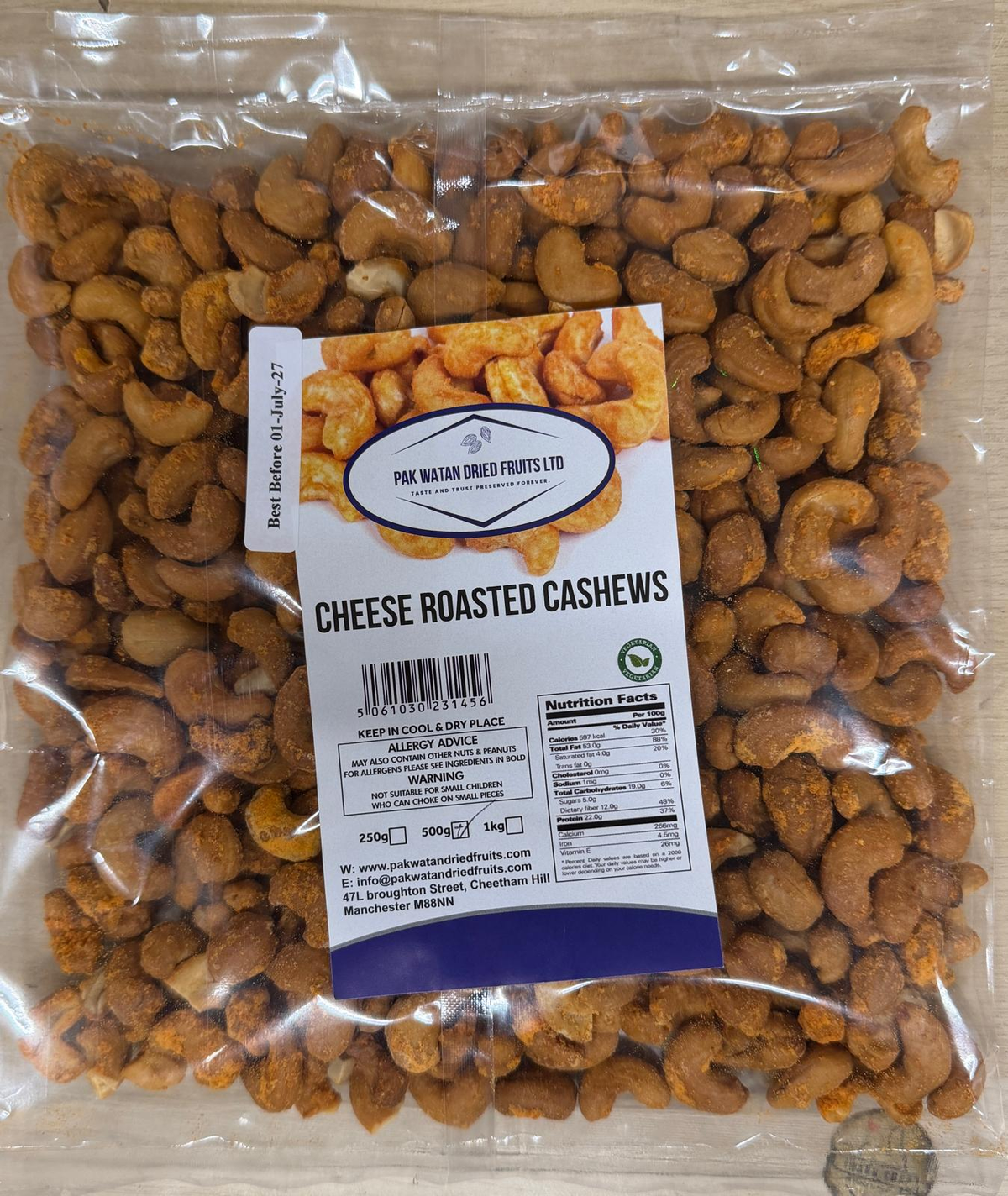 Cheese Roasted Cashews