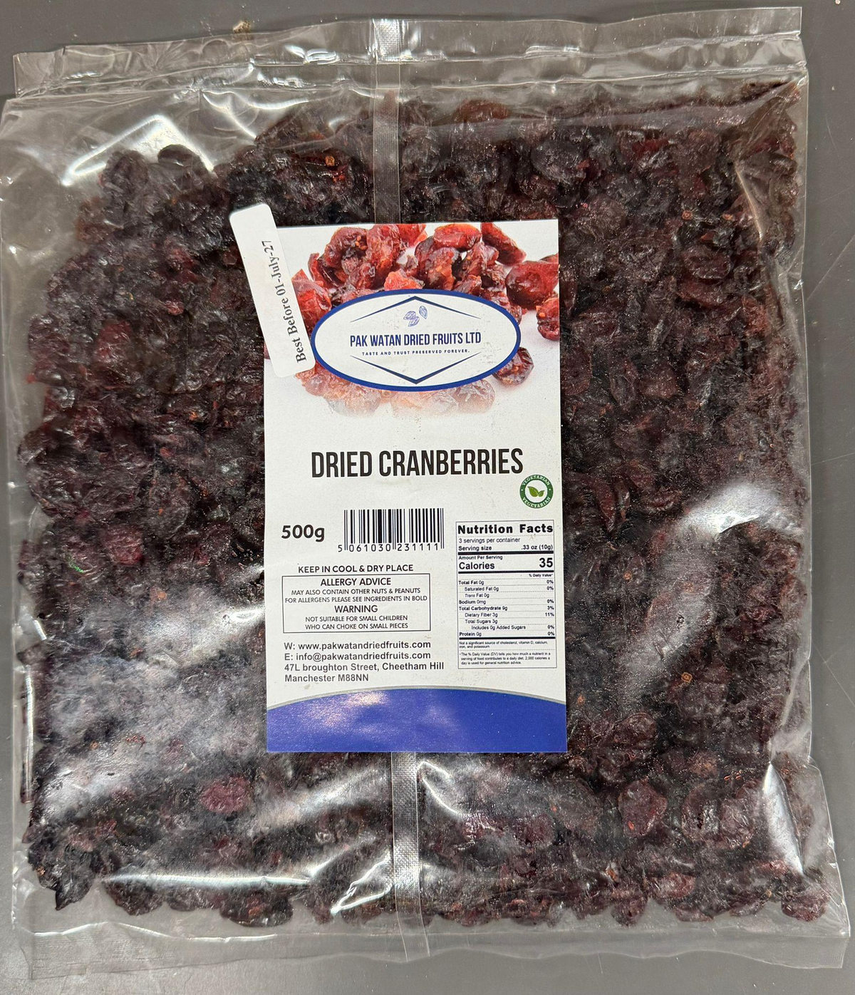Dried Cranberries