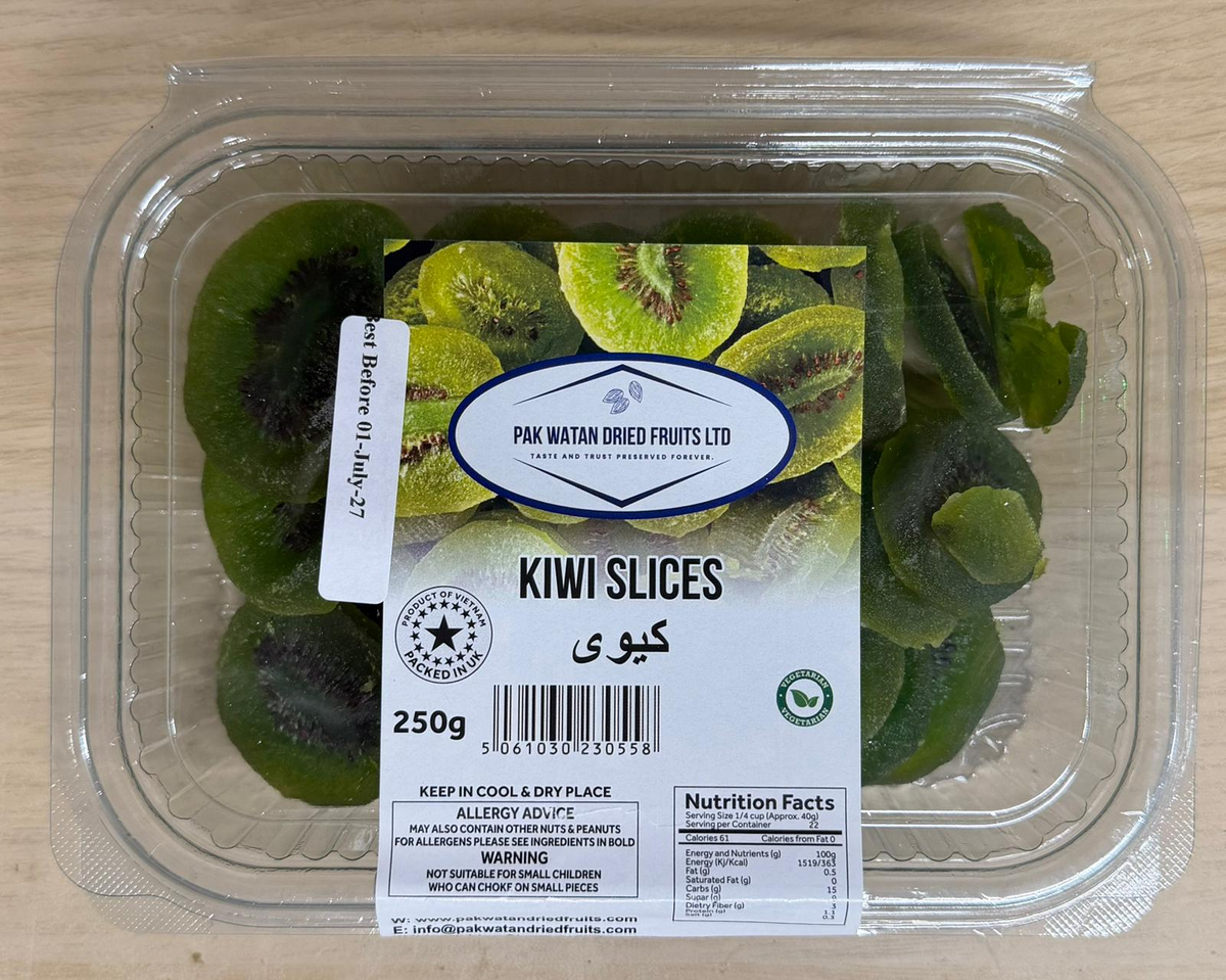 Dried Kiwi Slices (Sweetened)