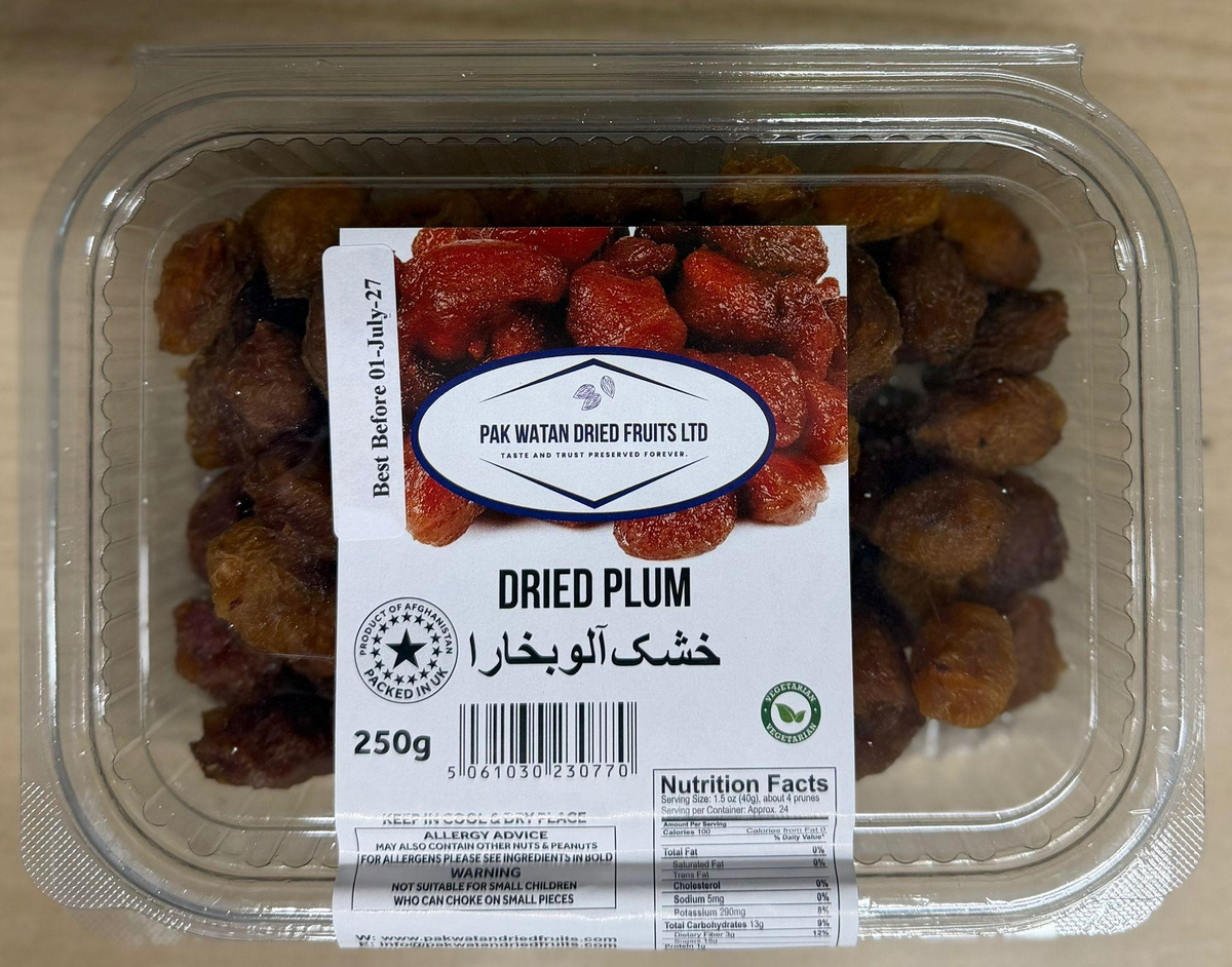Dried Plum - Aloo Bukhara- Subgenus Prunus