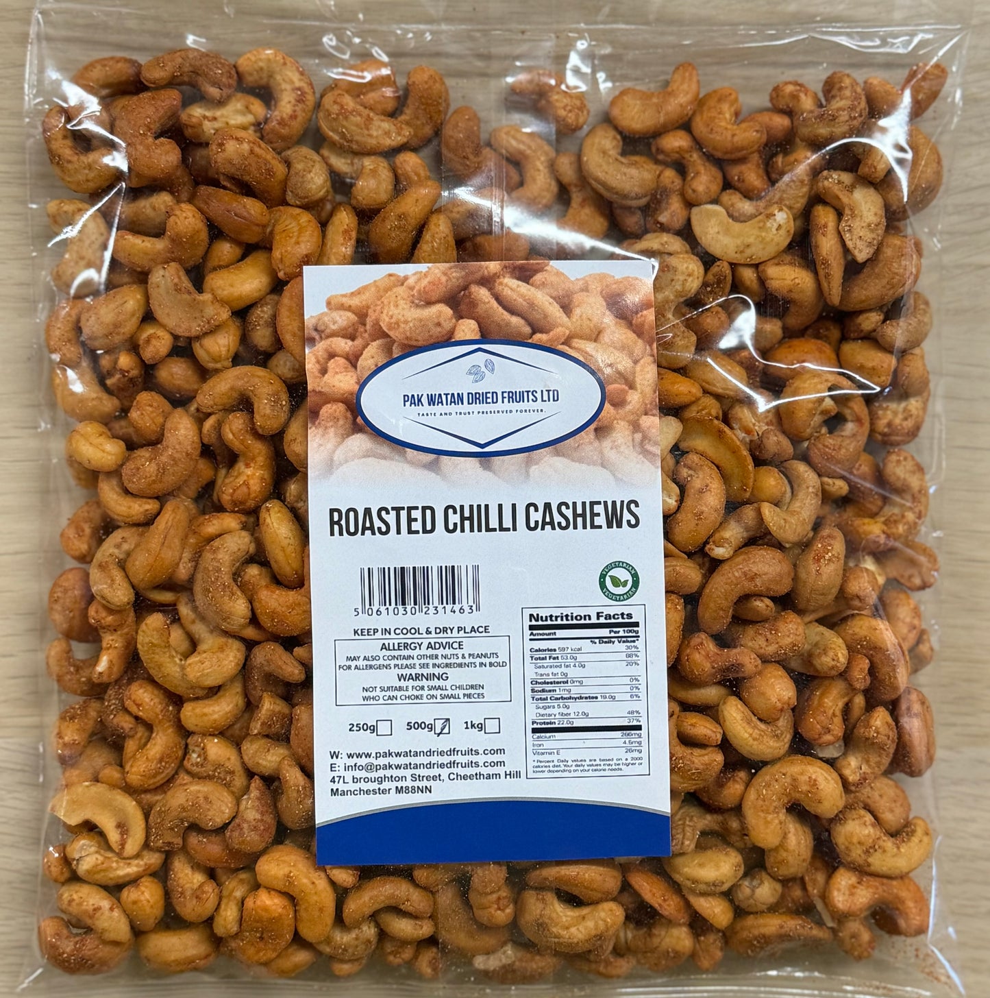 Roasted Chilli Cashews