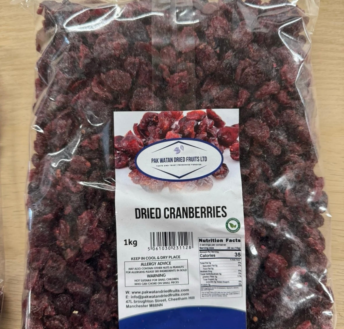 Dried Cranberries