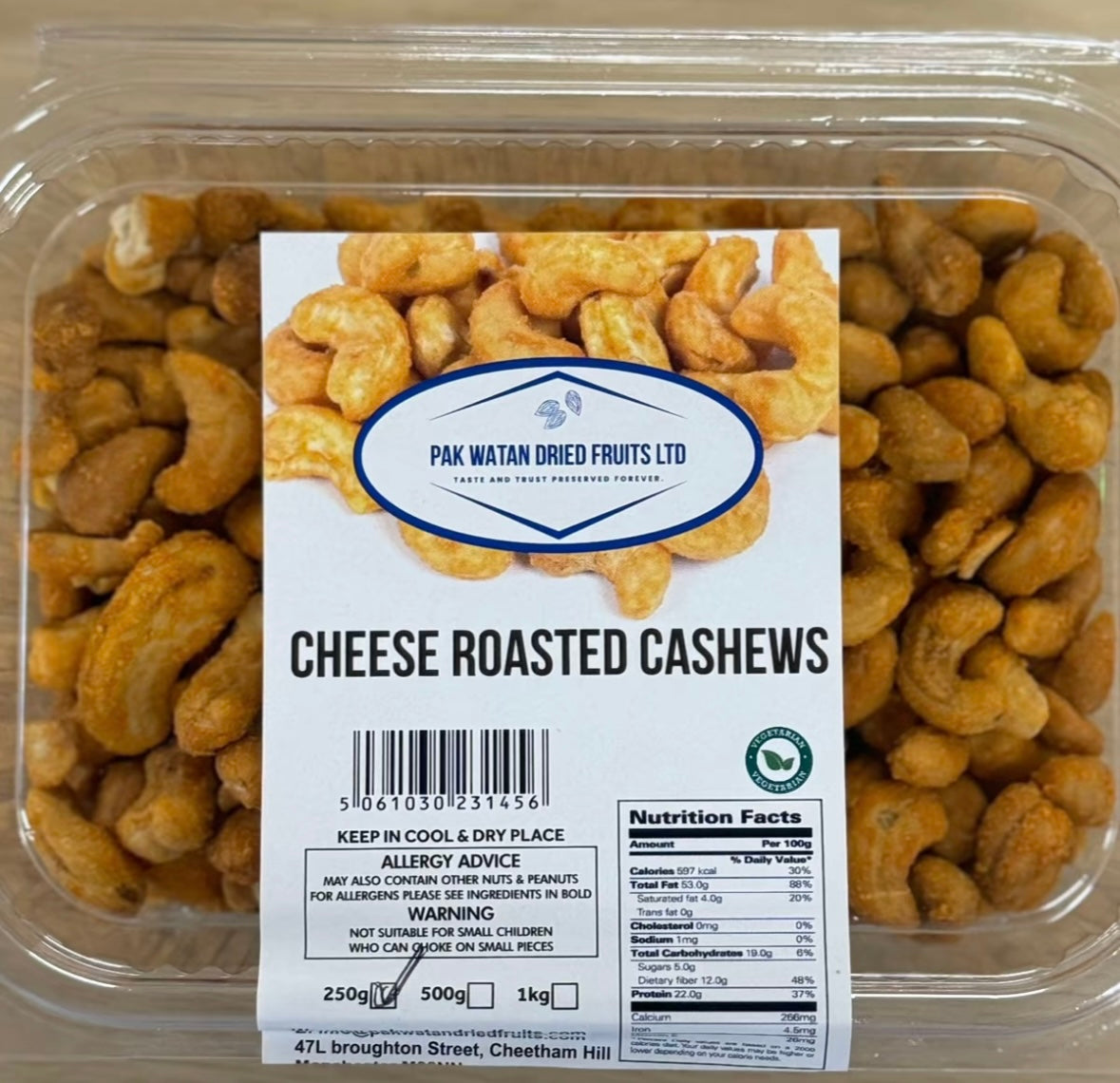 Cheese Roasted Cashews