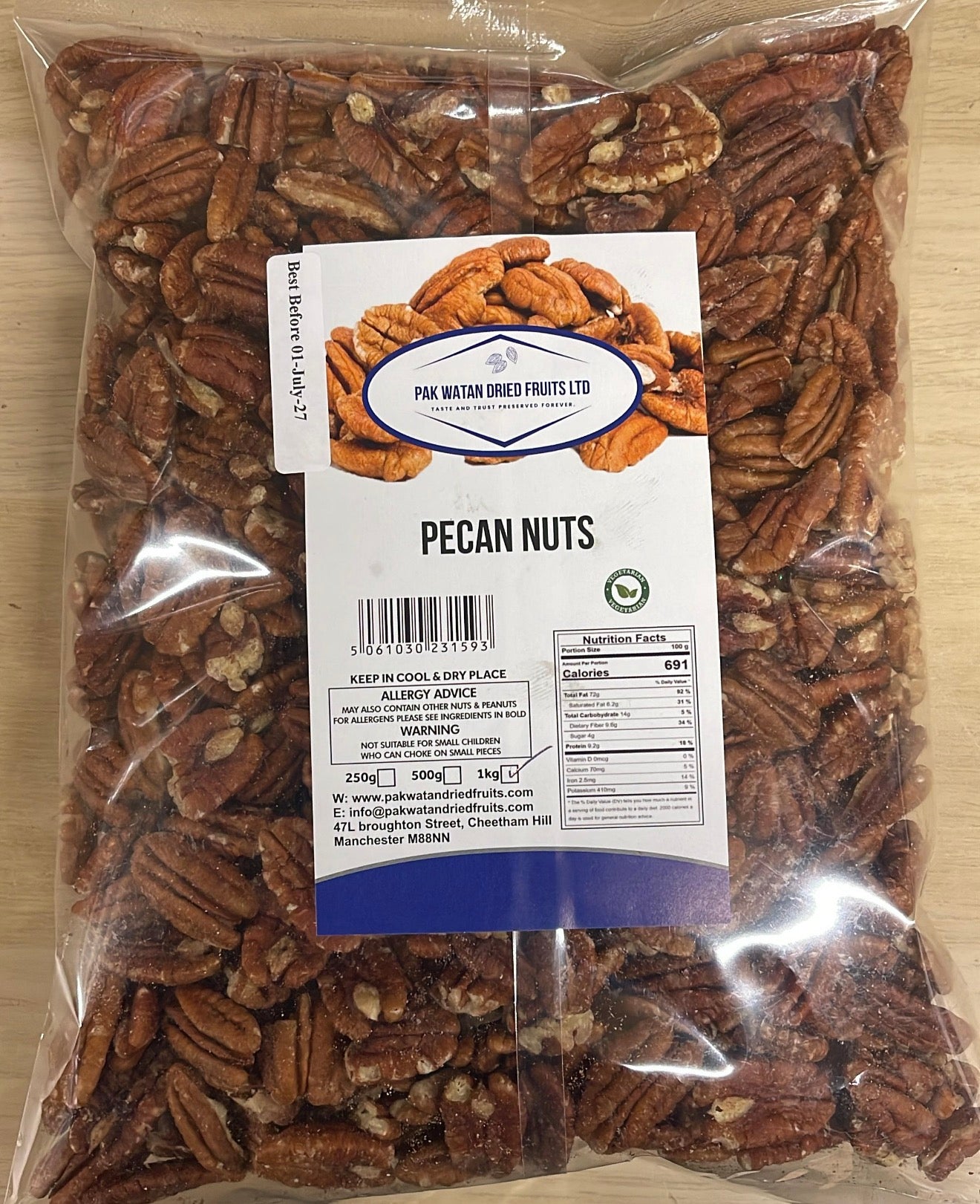 Pecan Nuts Halves