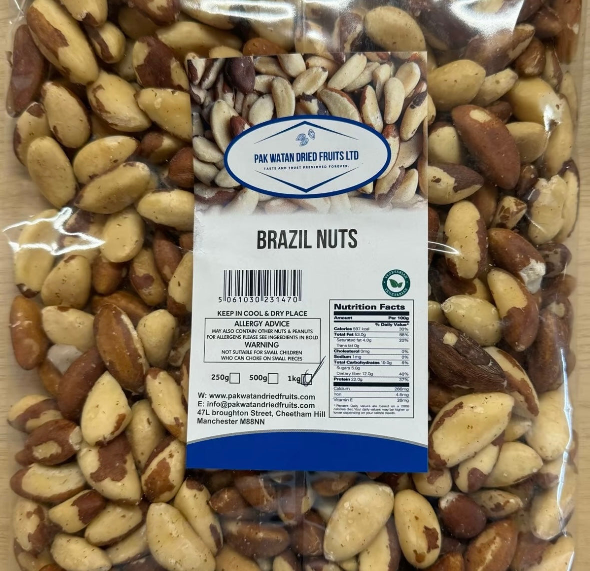 Brazil Nuts - Organic Brazil nuts