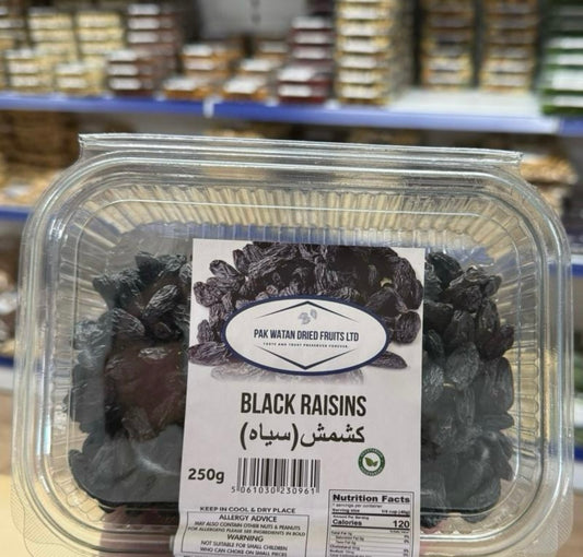 jumbo size black raisins without seeds