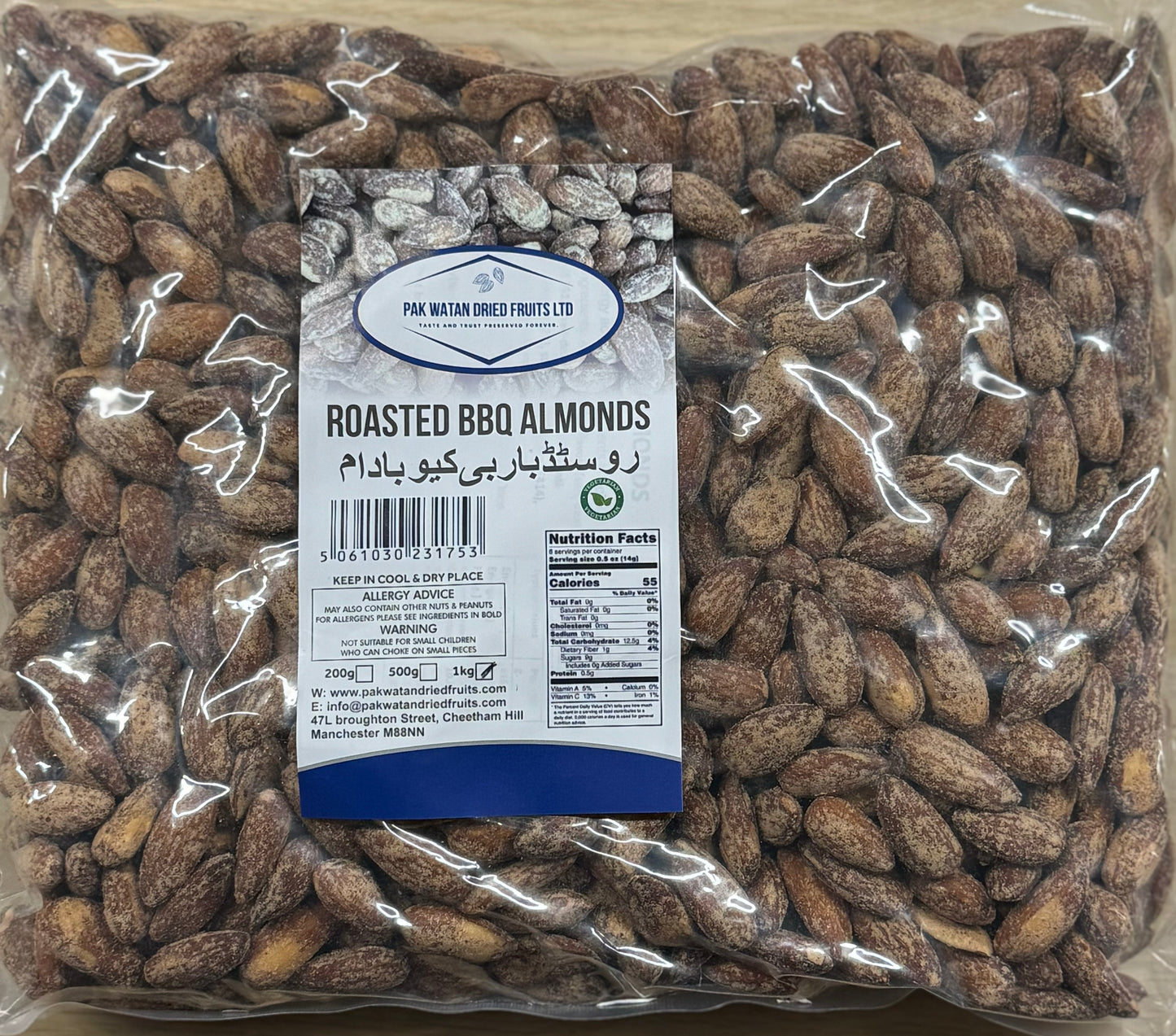 Roasted BBQ Almonds