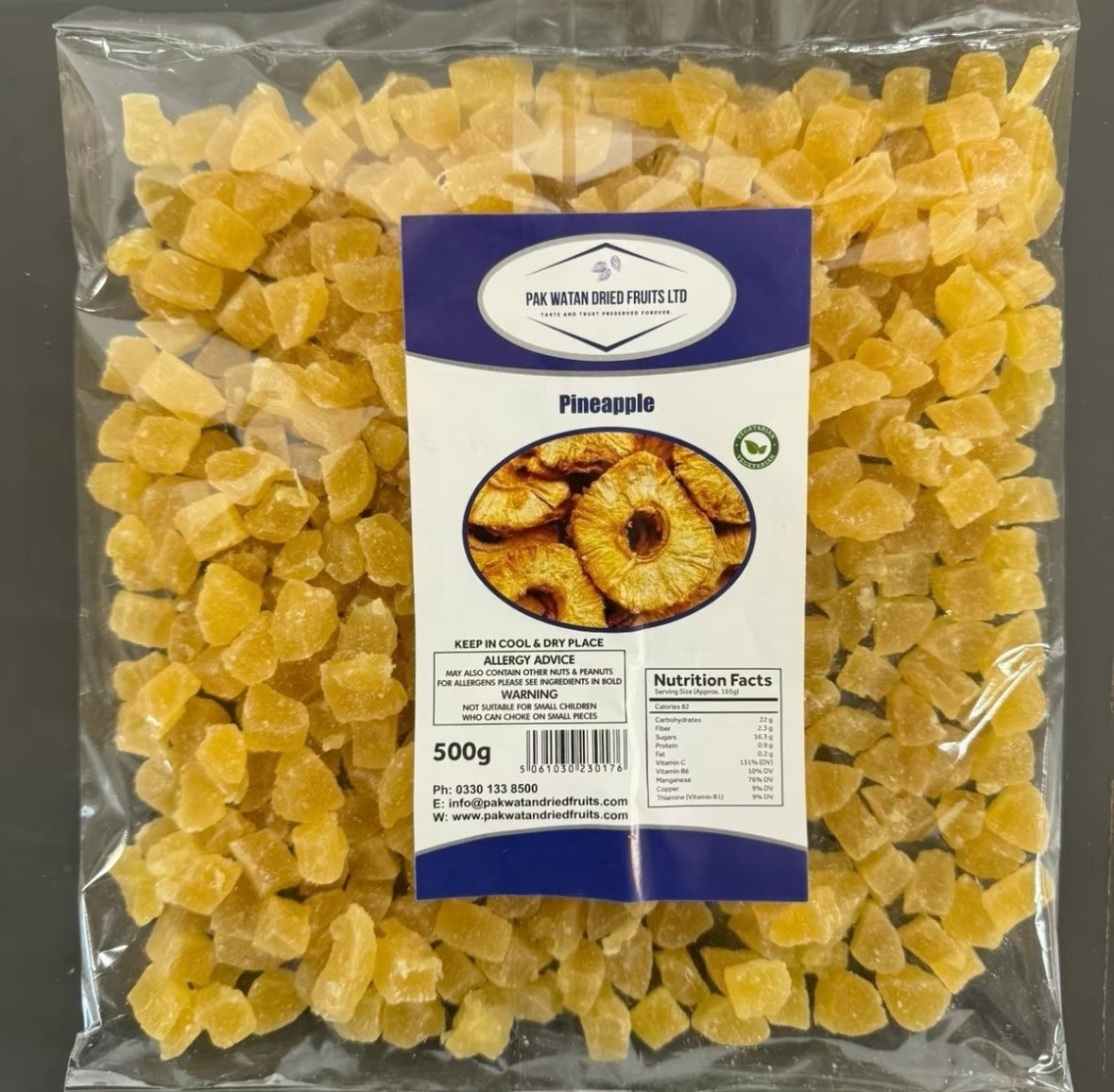 Diced Dried Pineapple