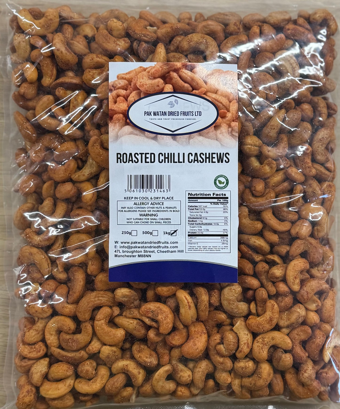 Roasted Chilli Cashews