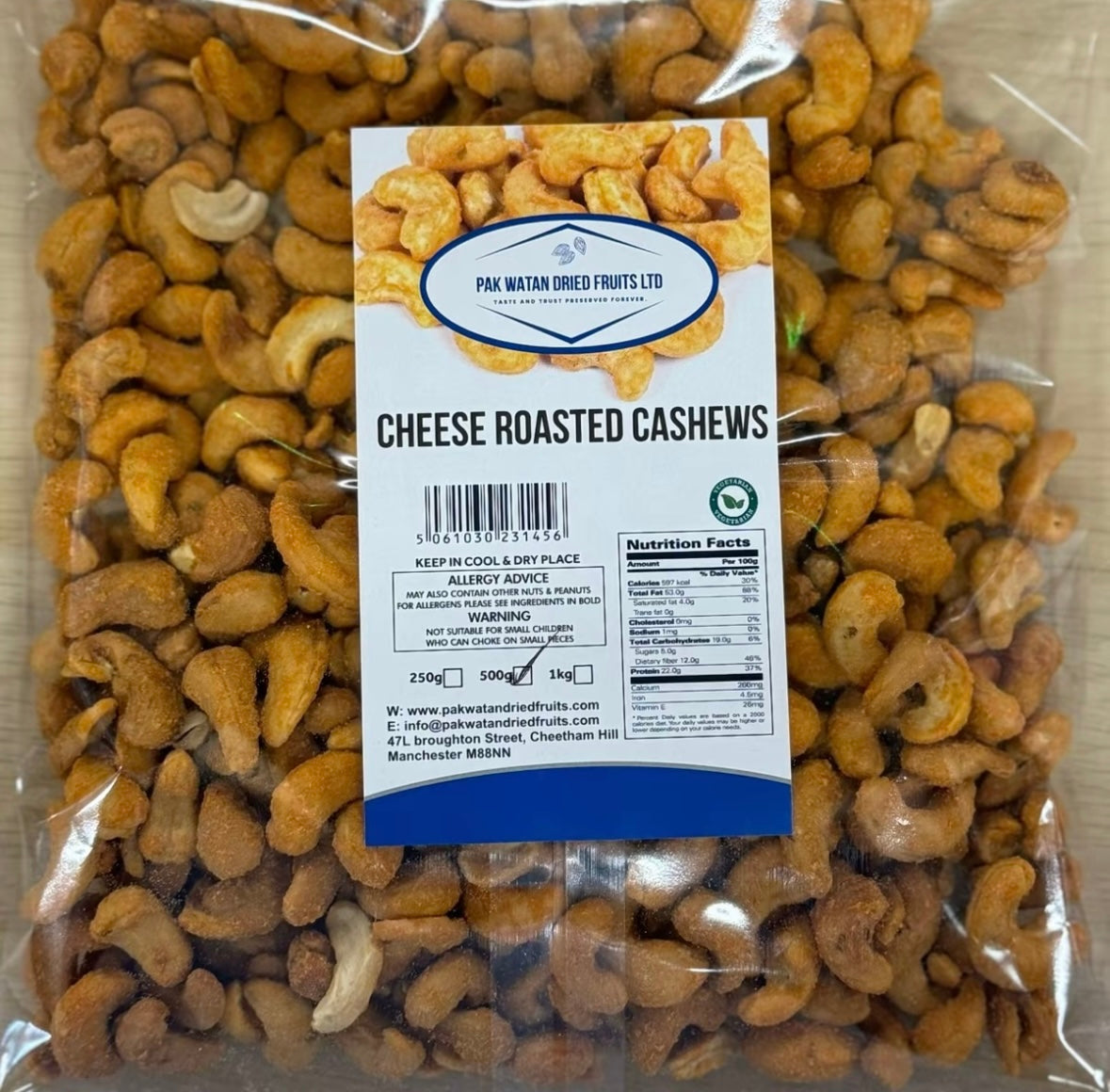 Cheese Roasted Cashews