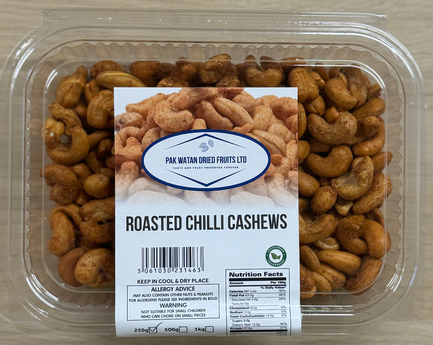 Roasted Chilli Cashews