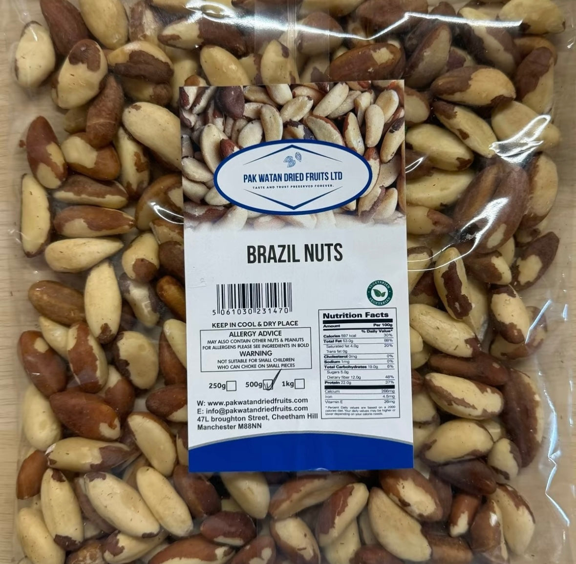 Brazil Nuts - Organic Brazil nuts