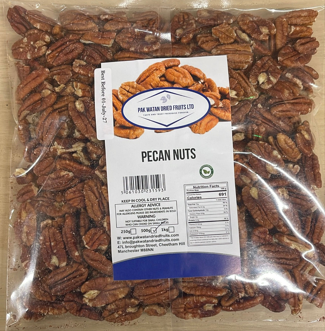 Pecan Nuts Halves