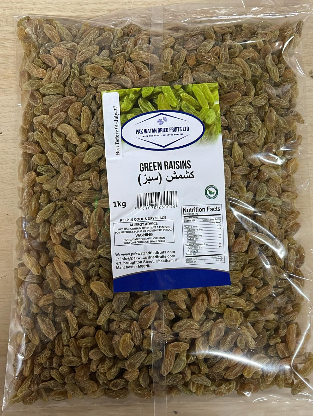 Green Kishmish Raisins