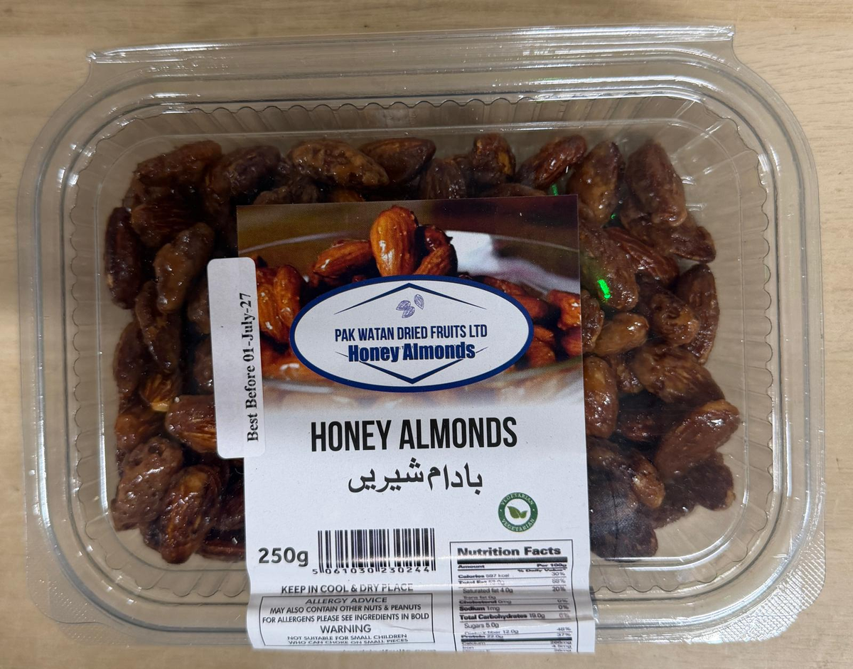Almonds (Honey Roasted)- Badaam Honey Roasted