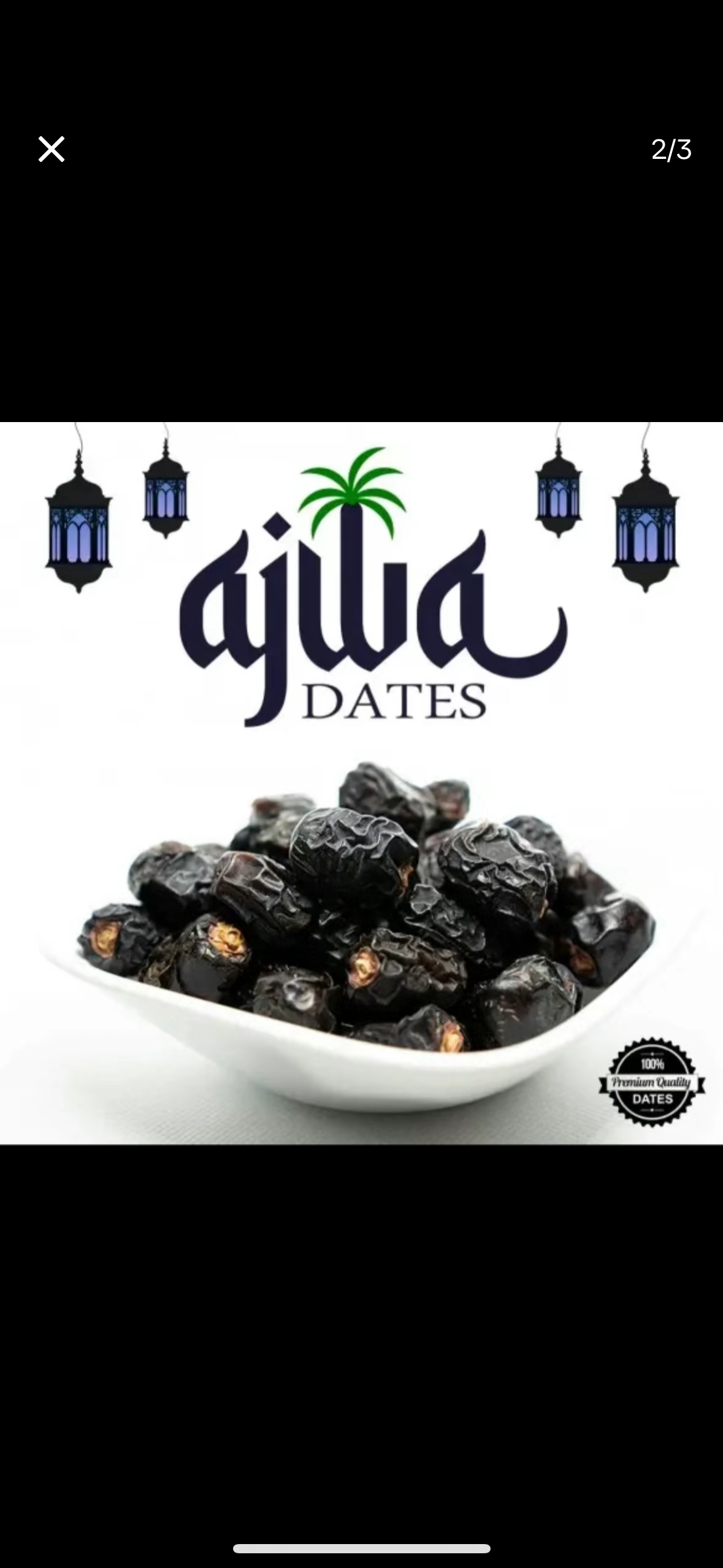 Ajwa Dates (450g) - Pak Watan Dried Fruits Ltd.