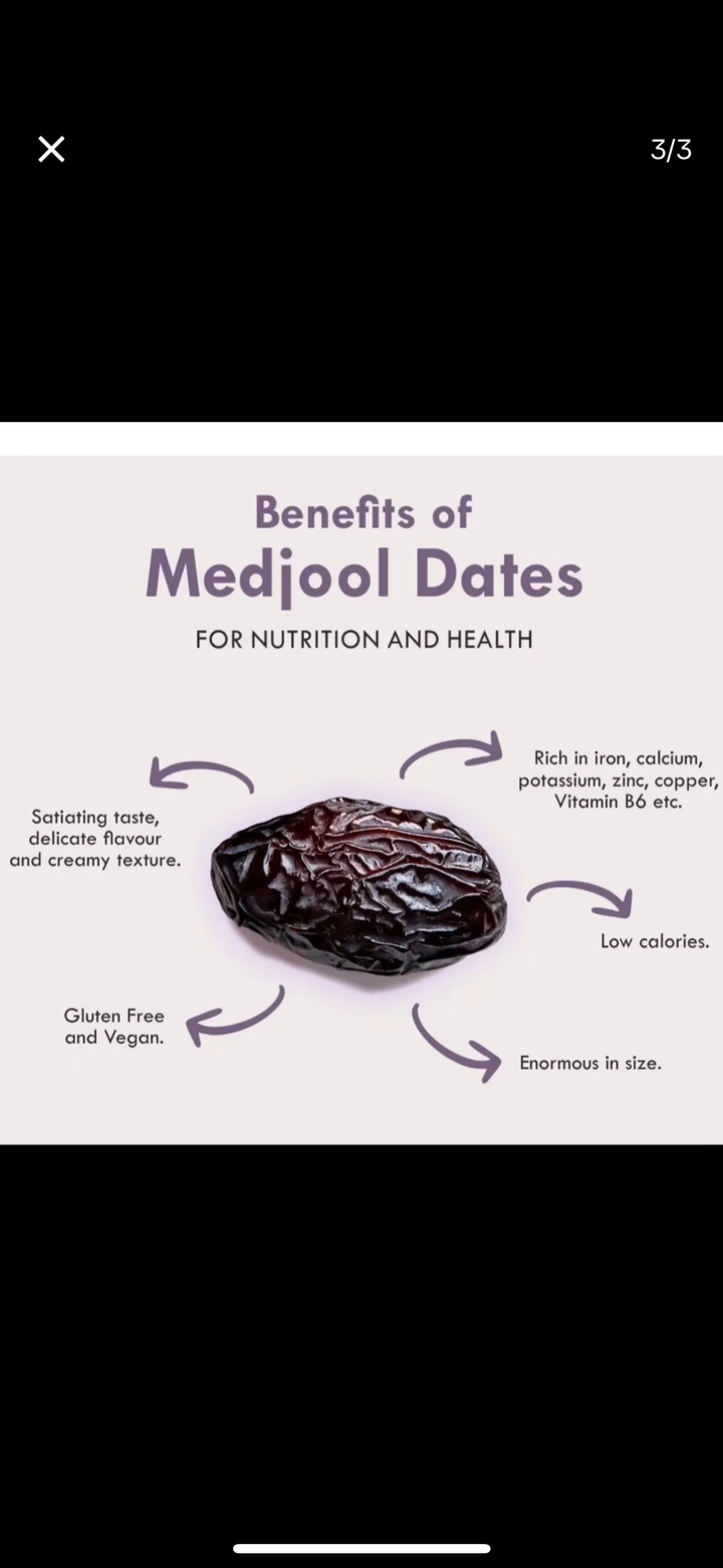 Medjool Dates Large (900 grams) - Pak Watan Dried Fruits Ltd.